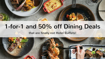 1-for-1 & 50% off dining deals