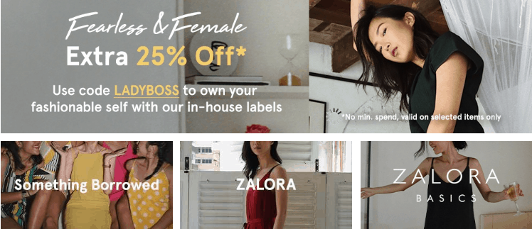 Zalora promo codes