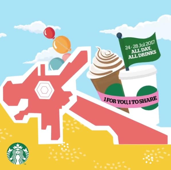 Starbucks 1-for-1