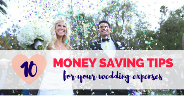 10 money Saving Tips for your wedding expenses