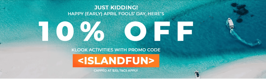 Klook promo code singapore