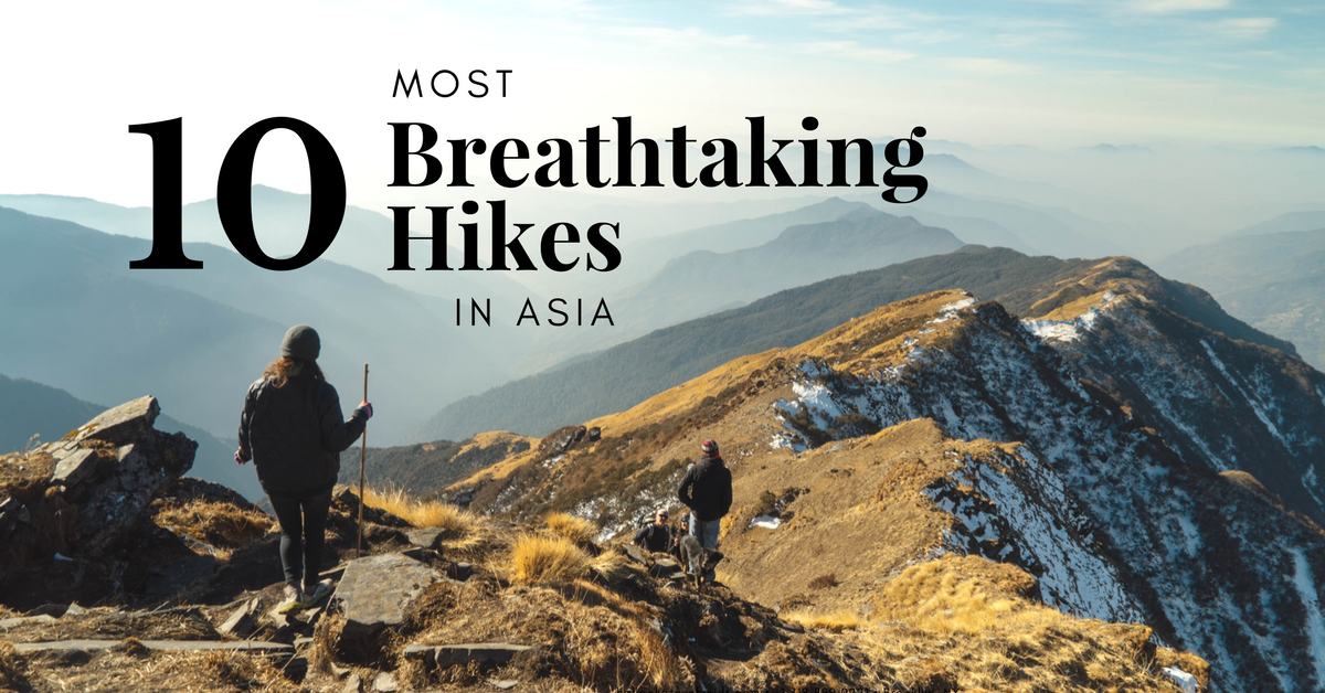 Top Most Breathtaking Trails Asia