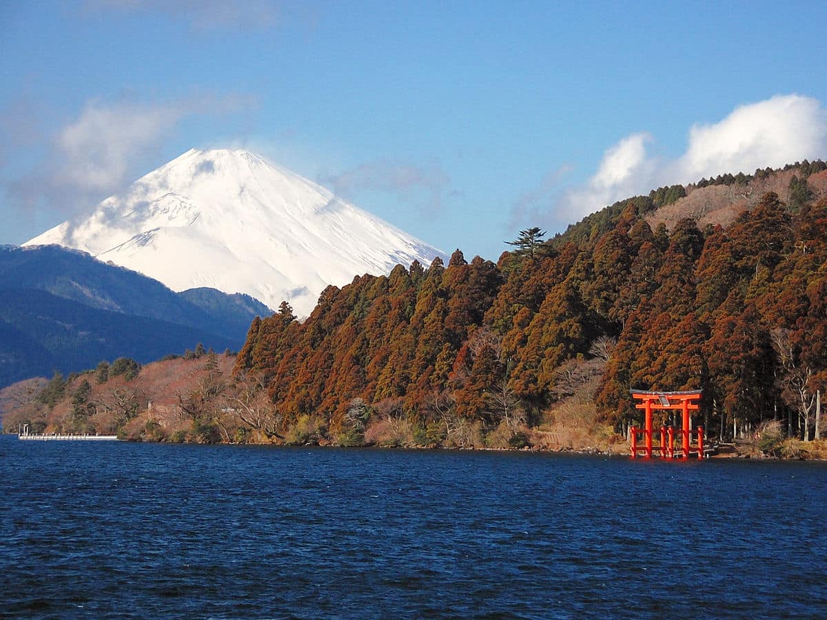 Mt Fuji from Lake Ashi