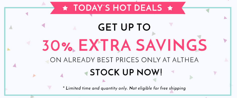 Althea promo code
