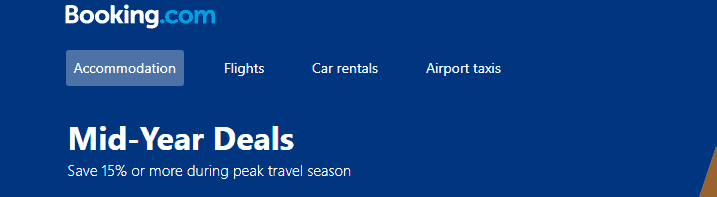 Booking promo code