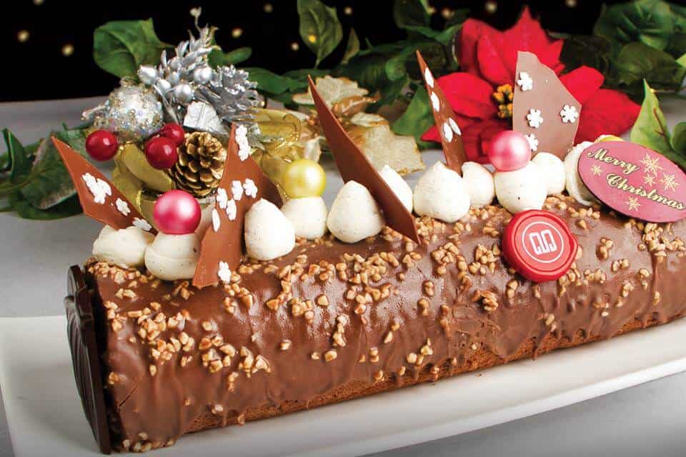 marina mandarin log cake