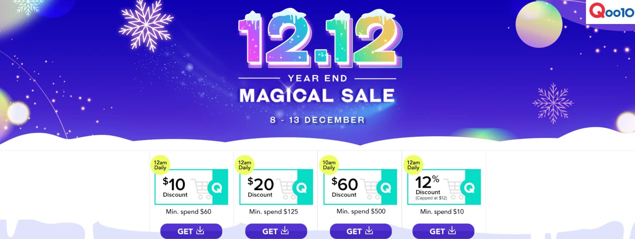 Qoo10 12.12 Sale