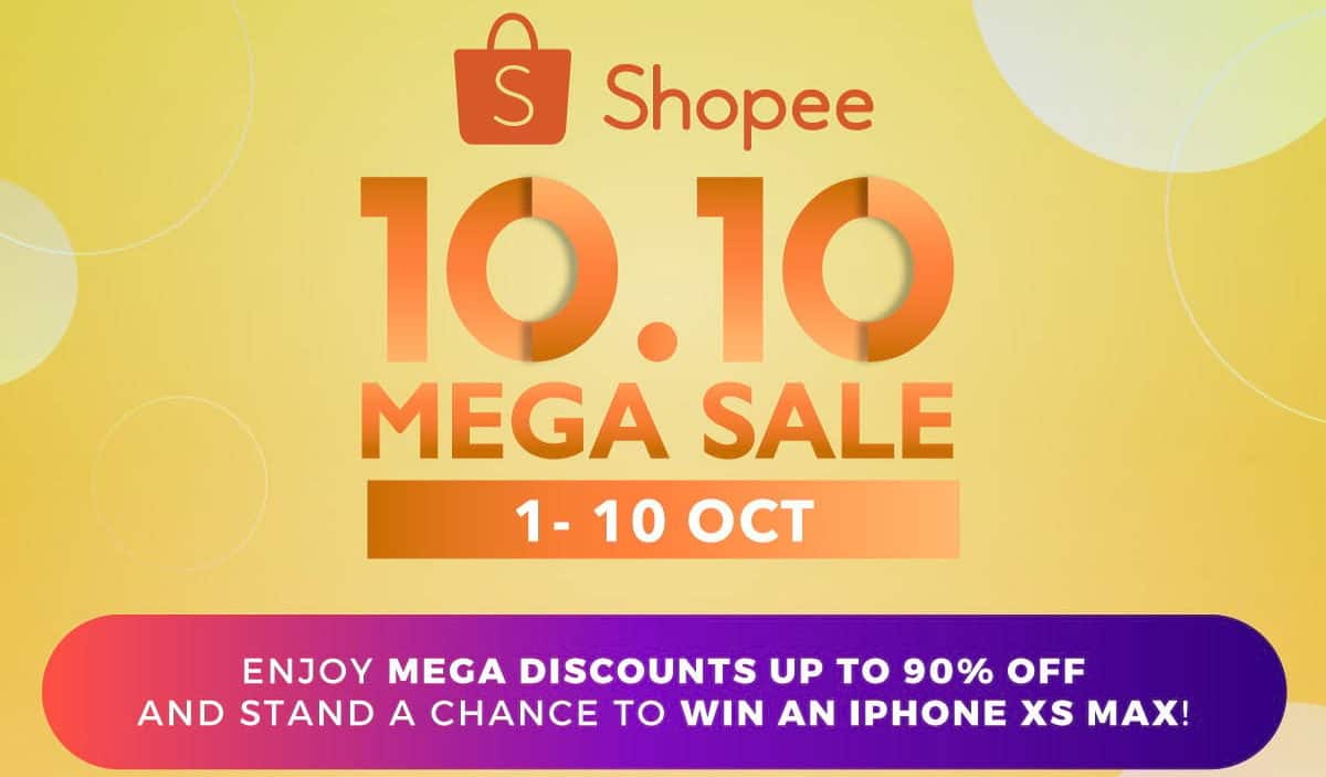 Shopee SG 10.10 Mega Sale