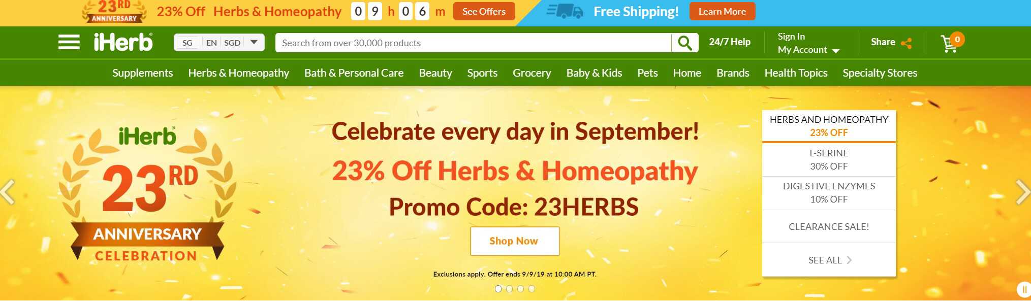 iHerb September