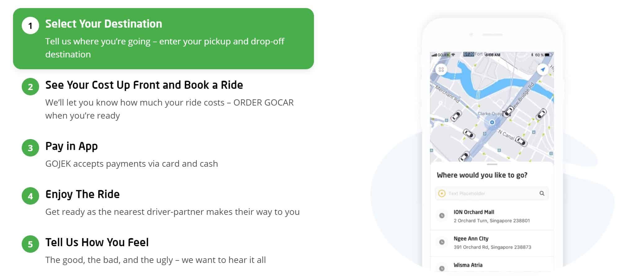 How to use Go-Jek Singapore