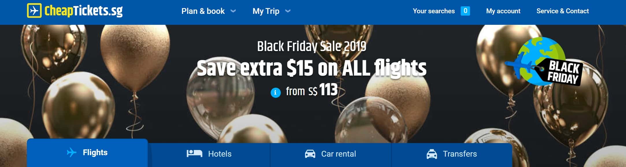 Cheaptickets.sg Black Friday