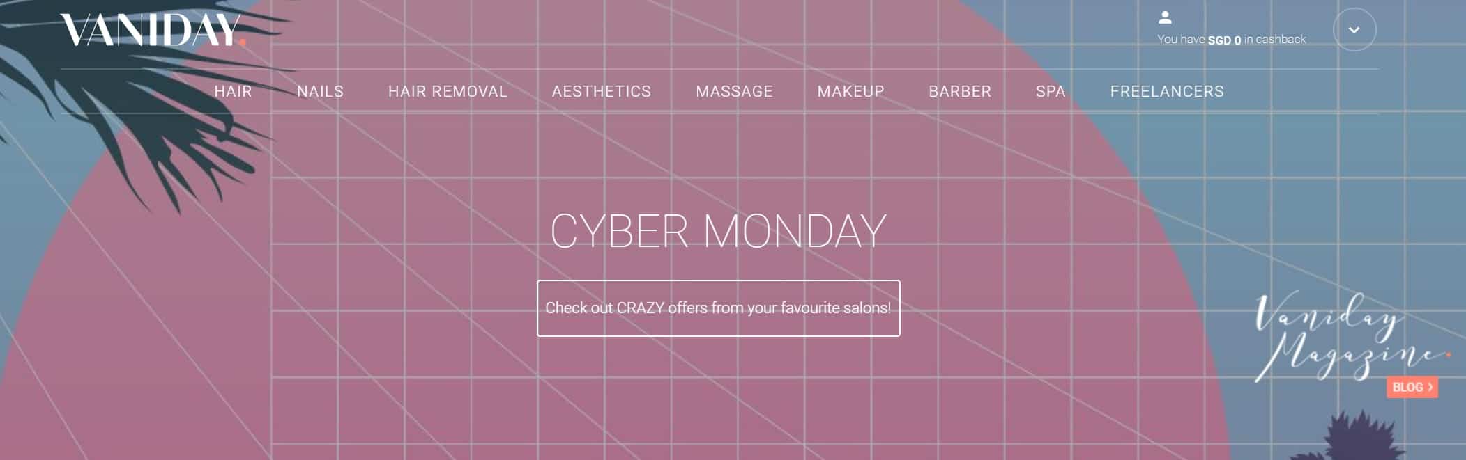 Vaniday Cyber Monday