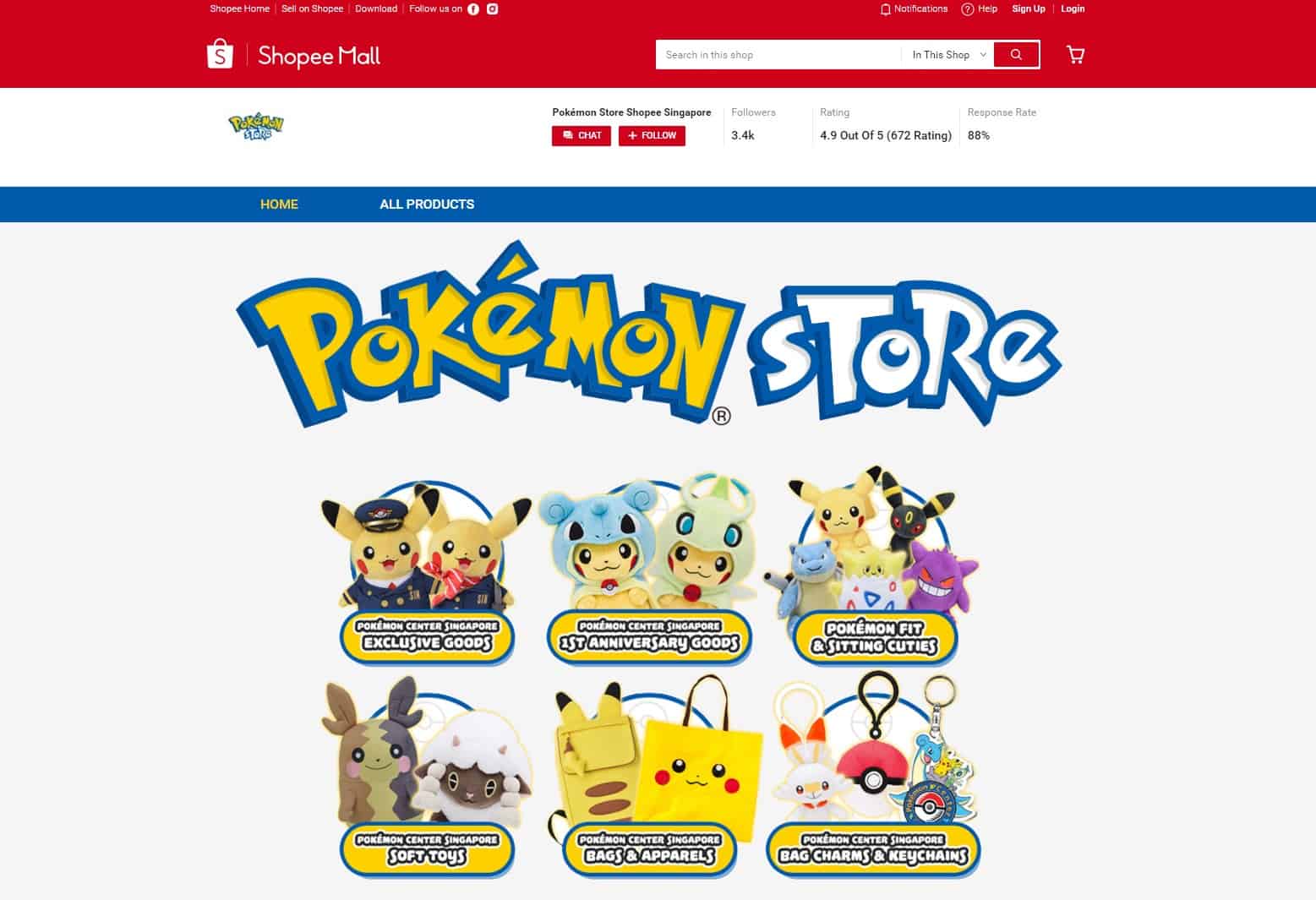 Pokemon Store Shopee Sg