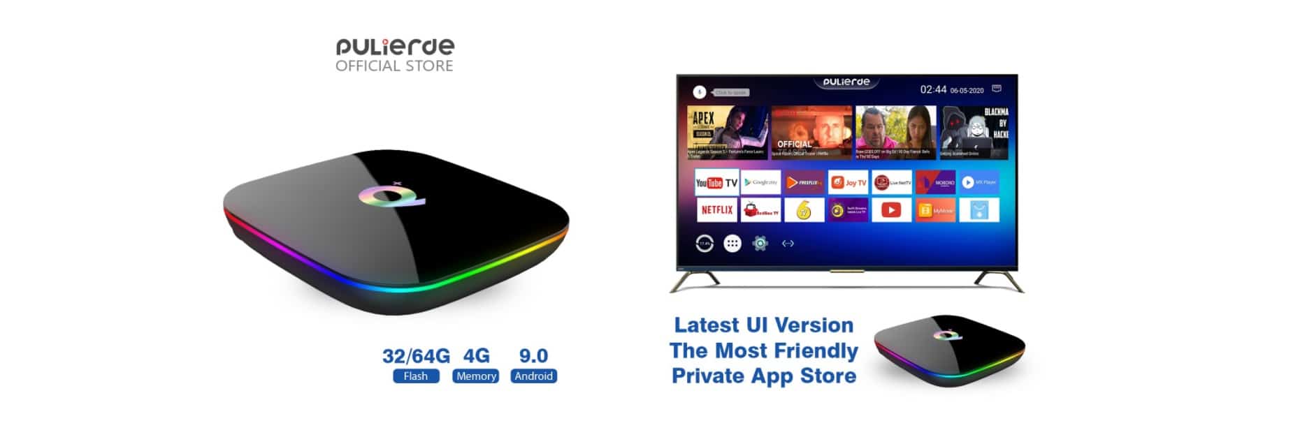 Q+ Android 9.0 TV Box