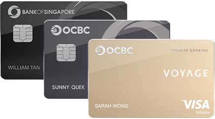 OCBC-OCBC Premier, OCBC Premier Private Client, and Bank of Singapore VOYAGE Card